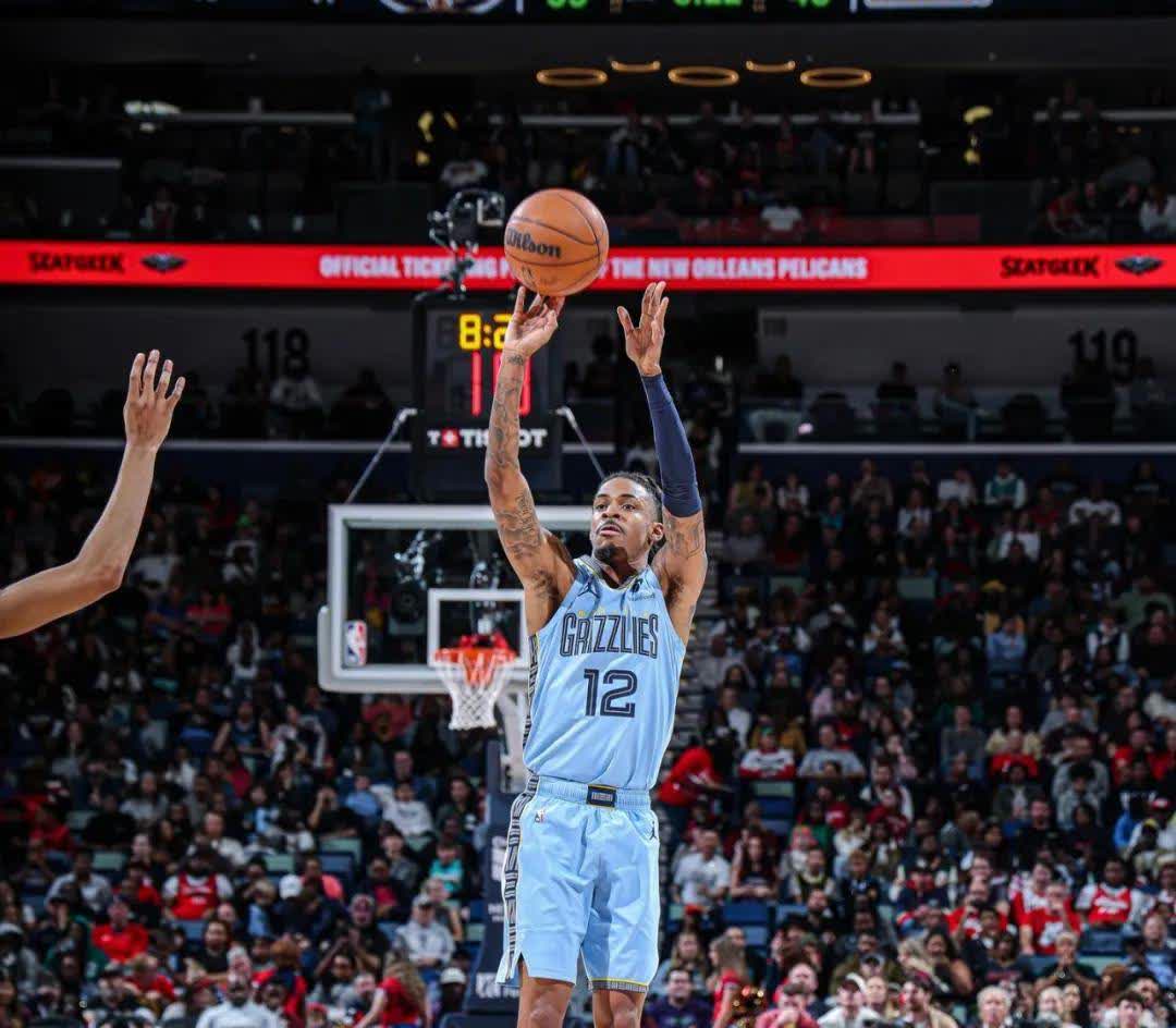 灰熊客场取胜，莫兰特终结荒废期再现高效进攻的简单介绍